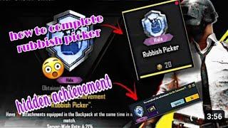 How to complete Rubbish picker achievement full video #pubgmobile #pubgachievements #pubg