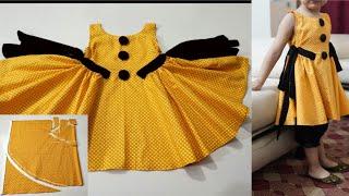 New idea cute baby frock very easy cutting and stitching.