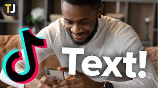 How to Add Text at Different Times on TikTok!