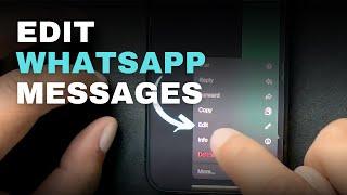 How to Edit a WhatsApp Messages After Sent