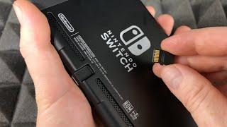 How to Insert microSD Card on Nintendo Switch