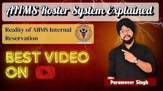 AIIMS Roster System Explained | Reality of Internal Reservation In Aiims | ये गलती मत करना 