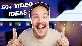  50+ EASY YOUTUBE VIDEO IDEAS  That Will BLOW UP Your Channel!