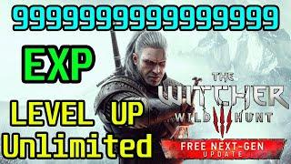 THE WITCHER 3 LEVEL UP FAST XP GLITCH 400 XP x Minute LEVEL 1 - 100