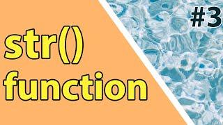 How to use str function in Python | Python functions made easy