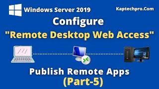 Configuring Remote Desktop Web Access In Server 2019
