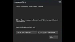 How To Fix Steam Network Error With Working Net