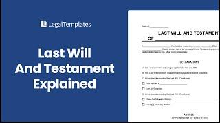 How to write ( fill out ) a Last Will in 2023