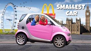 We tried the world’s smallest car!!!