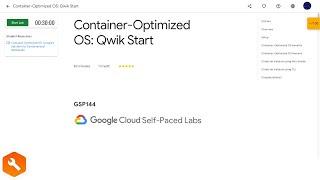 Qwiklabs | Container-Optimized OS: Qwik Start [GSP144]