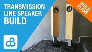 Building a Transmission Line SPEAKER - by SoundBlab