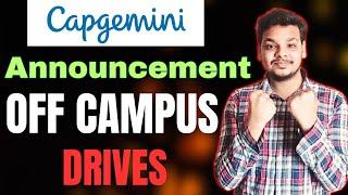 Capgemini Superset Mass Hiring | OFF Campus Drives For 2025 , 2024 , 2023 Batch Hiring | Freshers