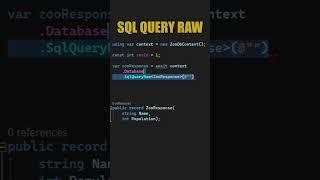 EF Core Raw SQL Queries Make Dapper Unnecessary #shorts