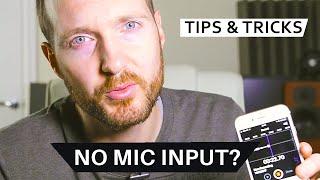 Record External Mic without Mic Input | Video Tips and Tricks