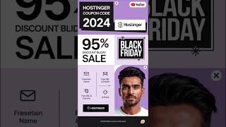 Hostinger Coupon Code || Hostinger Coupon Code 2024 || Hostinger offer #hostingercoupon