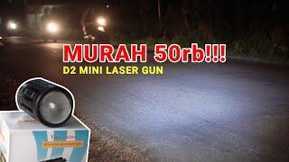 Lampu Tembak Laser Led Mini 2 Warna | D2 Laser Gun