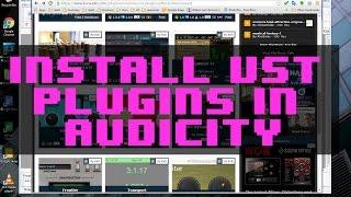 How to install VST plugins in Audacity