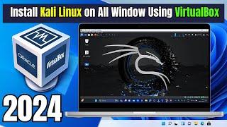 How To Install Kali Linux in VirtualBox 2024 In hindi | Kali Linux Latest installation#kalilinux2024