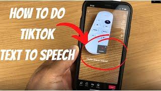 How To Do Text To Speech on TikTok (2021)