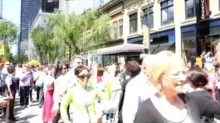 Calgary Stampede Flash Mob - Line Dance