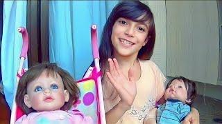 ROTINA DA MANHÃ DOS MEUS GÊMEOS  Brincando de boneca com Sofia e Henrique (Adora Doll e Reborn)