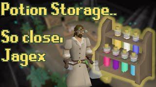 Potion Storage is almost amazing - HUGE OSRS QOL