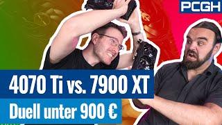 4070 Ti vs. 7900 XT: Duell unter 900 € | Performance, Preis/Leistung, Effizienz und Tuning Optionen