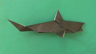 АКУЛА - Оригами из Бумаги Своими Руками /  How to make Shark origami