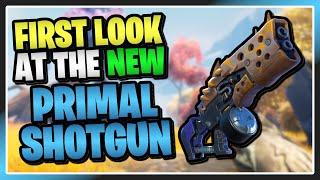 FIRST LOOK at the NEW Primal Shotgun in Fortnite Save the World!