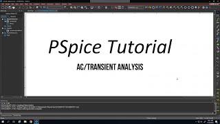 ECE 35 PSpice AC Tutorial