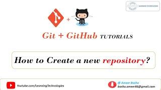 Git Tutorial for Beginners #4 || How to create Repository Using GitHub and using GitBash Commands