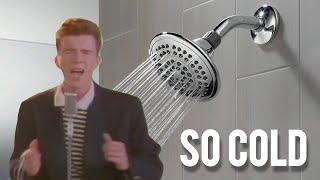 Rick Astley Takes A Shower