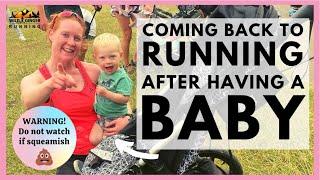 Running after giving birth / having a baby (WARNING very honest vlog DON'T watch if squeamish)