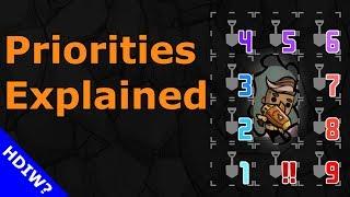 Oxygen Not Included – Priorities Explained