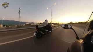 AK 550 Premium vs. T-Max 560 top speed road test