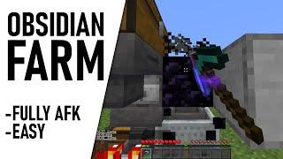 Minecraft Obsidian Farm 1.17 - 1.19+ Tutorial