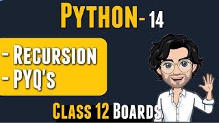 Recursion in Python | Class 12 Computer Science | Lecture 14