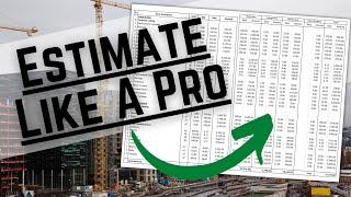 How To Prepare Construction Cost Estimation Format In Excel For Projects