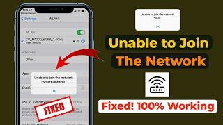 How to Fix iPhone Unable to Join the Network | Unable to join the network iPhone