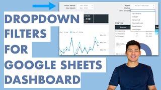 How to Create Dropdown Filters on Google Sheets Dashboard Using QUERY Formula (ADVANCED TRICK)