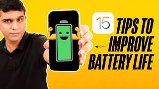 iPhone Battery Saving Tips | iOS 15 Battery Drain Issue  