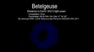 Betelgeuse Supernova JUST TURNED BLUE & BLACK?! 12/13/2022