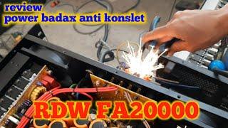 REVIEW POWER RDW FA20000 || POWER BADAK ANTI KONSLET || DI MARKAS U.A.P ||