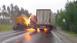 INSANE CAR CRASHES COMPILATION 2024 - IDIOT IN CARS/ TRUCK - Best Of Near Miss Caught On Camera 2024