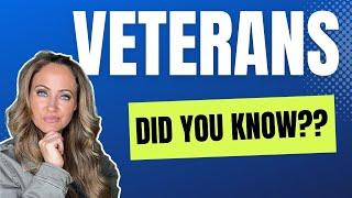 TX Veterans Benefits you MIGHT not know about!  Take advantage of these if you are in TX