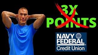 Why You're NOT Getting 3x Points with Navy Federal More Rewards Credit Card