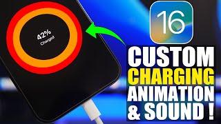 How To Change iPhone CHARGING Animation & Sound - iOS 16 Customization !