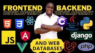 Frontend development Vs Backend Development And Web Databases