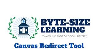 Byte-Size Learning: Canvas Redirect Tool