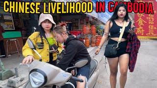 CHINESE PEOPLE'S LIVELIHOOD IN CAMBODIA | CHINA TOWN Ultimate Solo Walk  #china #chinatown #life